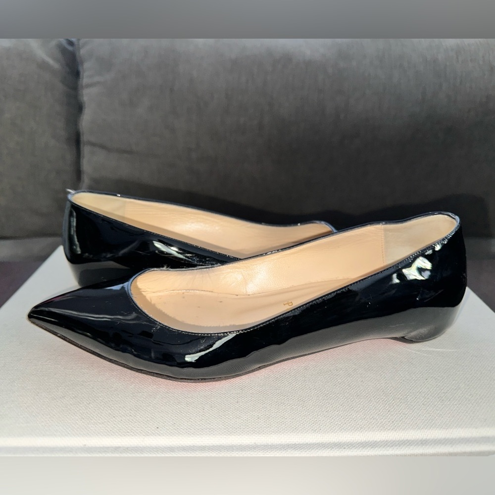 Gently used Louboutin flat pointed toe shoes. NO BOX dust bag included - Picture 3 of 4